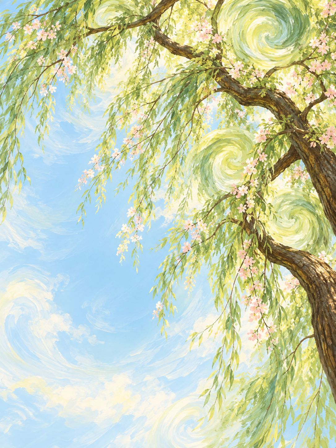 Lente achtergrond